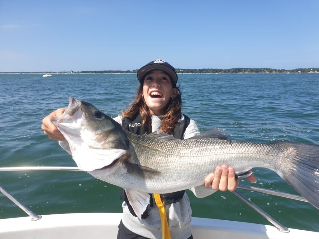 Sortie de pêche enfant Bassin d'Arcachon