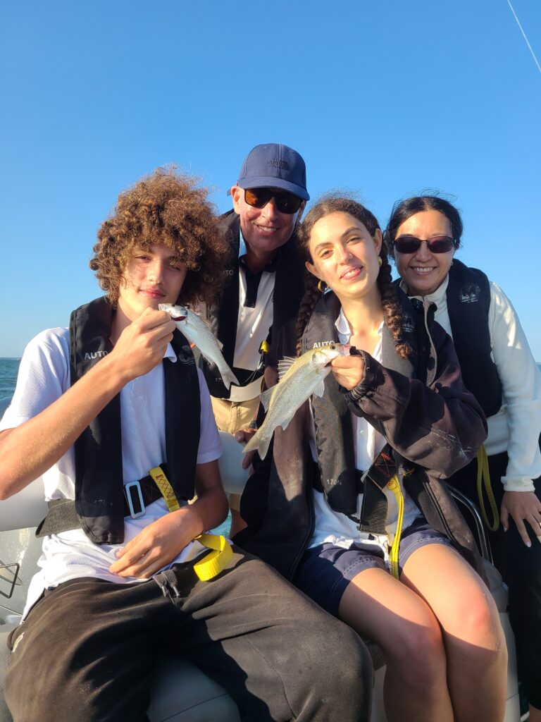 Sortie pêche en famille sur le Bassin d’Arcachon